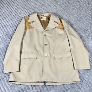 Vintage LAKELAND Men's size 44 Western style with elbow patches jacket, blazer